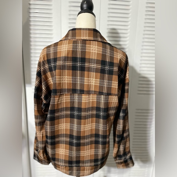 LOVE MAVEN WOMEN'S MEMORIES JACKET BROWN LIGHT FABRIC SIZE L - Picture 15 of 16